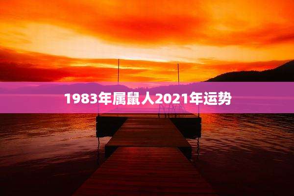1983年属鼠人2021年运势