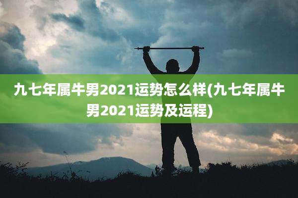 九七年属牛男2021运势怎么样(九七年属牛男2021运势及运程)