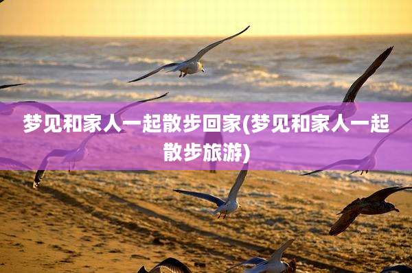 梦见和家人一起散步回家(梦见和家人一起散步旅游)