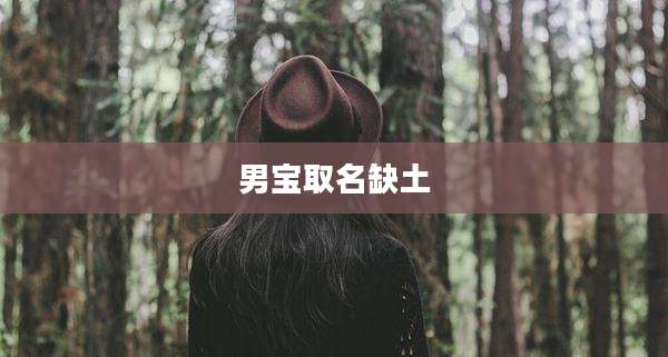 男宝取名缺土