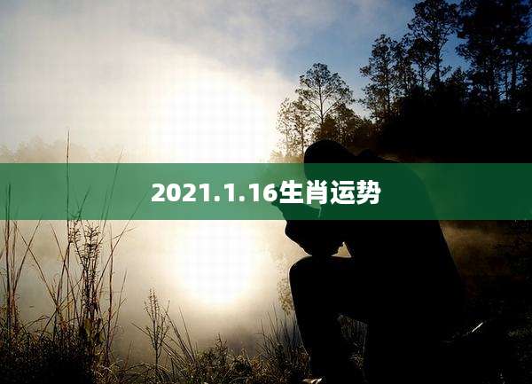 2021.1.16生肖运势