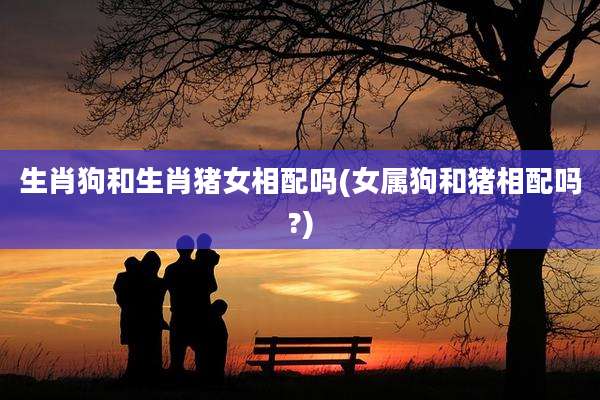 生肖狗和生肖猪女相配吗(女属狗和猪相配吗?)