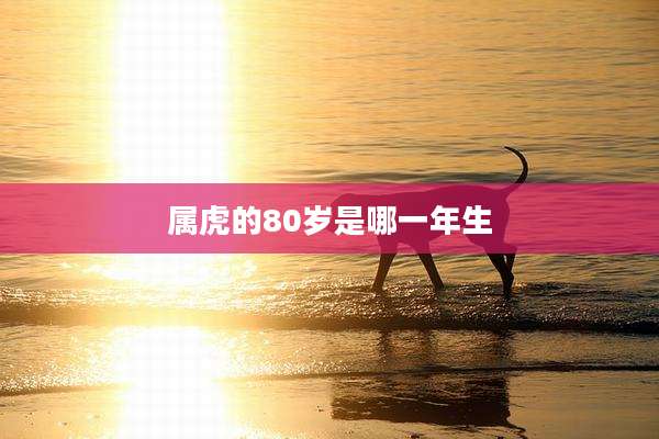 属虎的80岁是哪一年生