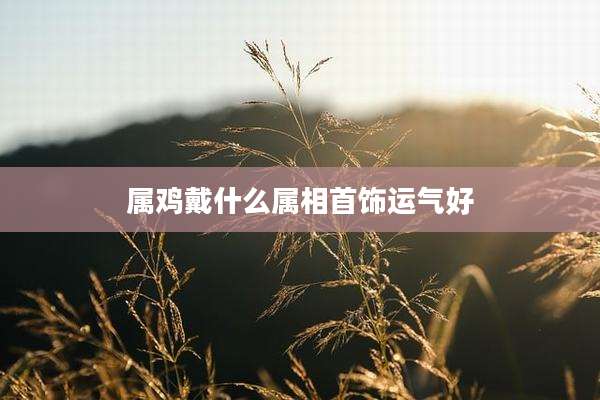 属鸡戴什么属相首饰运气好