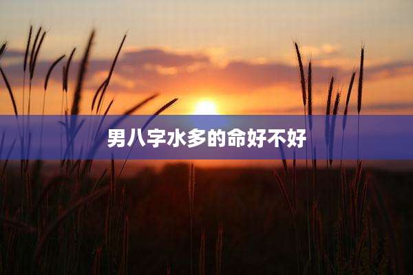 男八字水多的命好不好