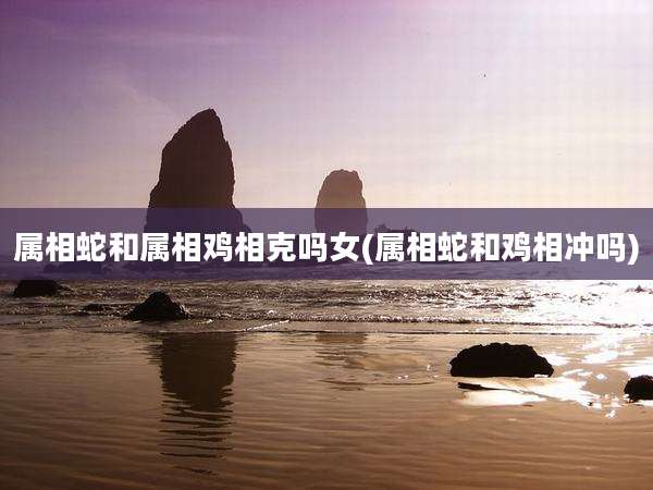 属相蛇和属相鸡相克吗女(属相蛇和鸡相冲吗)