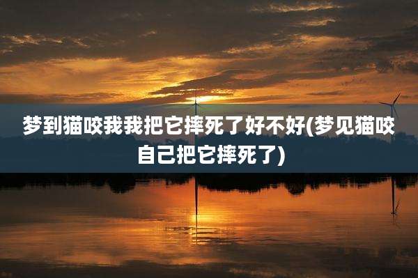 梦到猫咬我我把它摔死了好不好(梦见猫咬自己把它摔死了)
