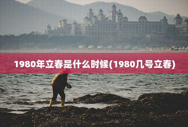 1980年立春是什么时候(1980几号立春)
