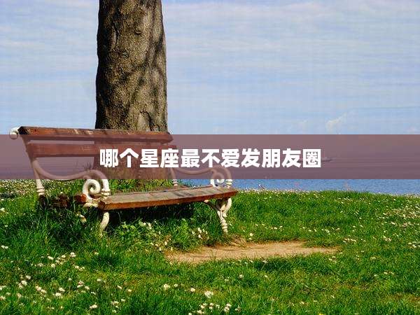 哪个星座最不爱发朋友圈