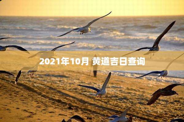 2021年10月 黄道吉日查询