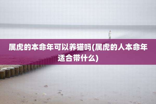属虎的本命年可以养猫吗(属虎的人本命年适合带什么)