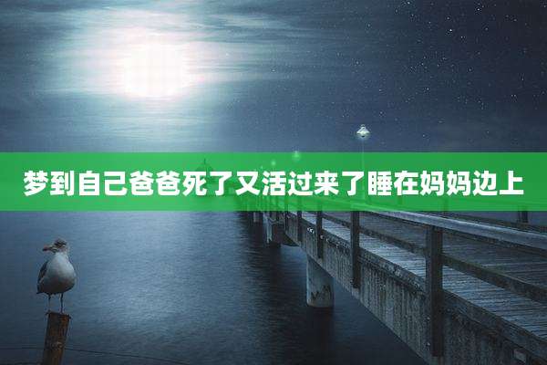 梦到自己爸爸死了又活过来了睡在妈妈边上