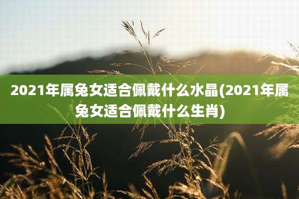 2021年属兔女适合佩戴什么水晶(2021年属兔女适合佩戴什么生肖)