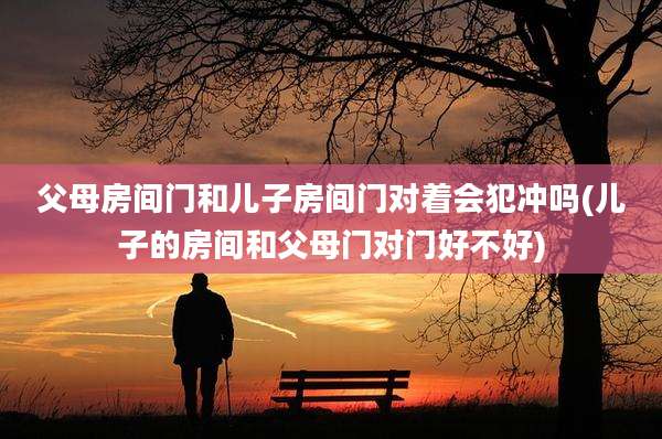 父母房间门和儿子房间门对着会犯冲吗(儿子的房间和父母门对门好不好)