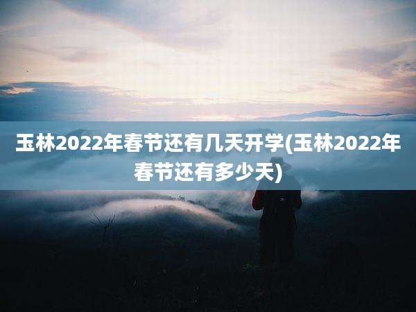 玉林2022年春节还有几天开学(玉林2022年春节还有多少天)