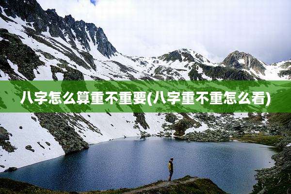 八字怎么算重不重要(八字重不重怎么看)