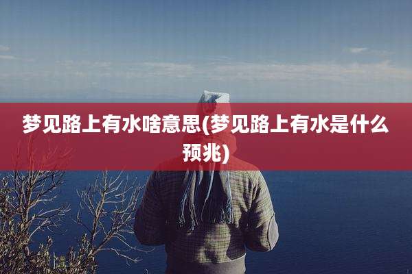 梦见路上有水啥意思(梦见路上有水是什么预兆)