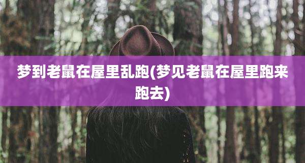 梦到老鼠在屋里乱跑(梦见老鼠在屋里跑来跑去)