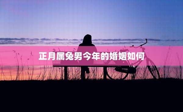 正月属兔男今年的婚姻如何