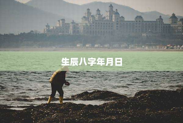 生辰八字年月日