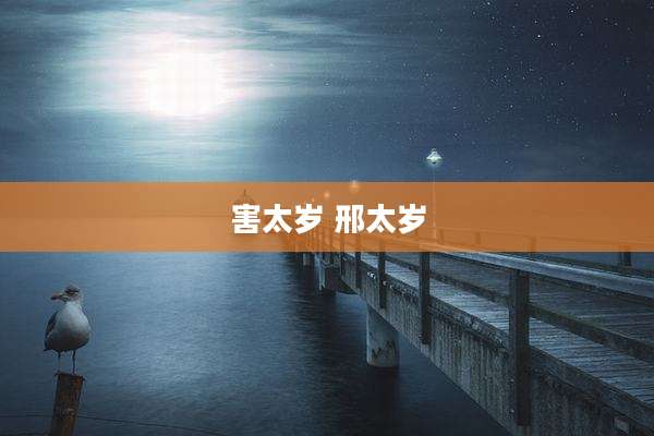 害太岁 邢太岁