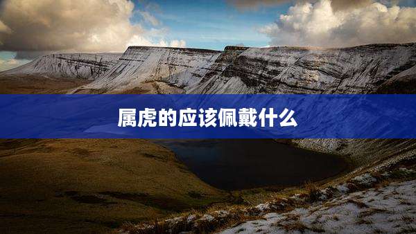 属虎的应该佩戴什么
