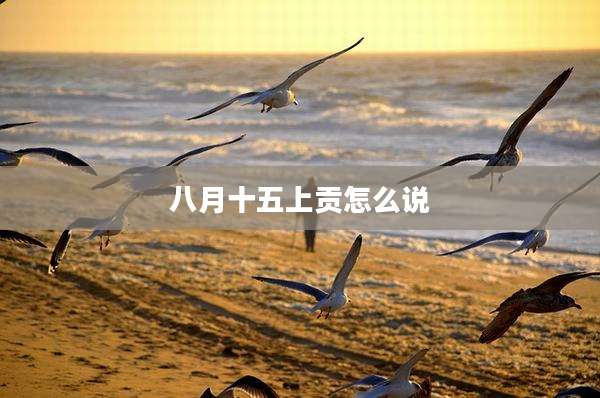 八月十五上贡怎么说