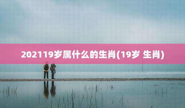 202119岁属什么的生肖(19岁 生肖)