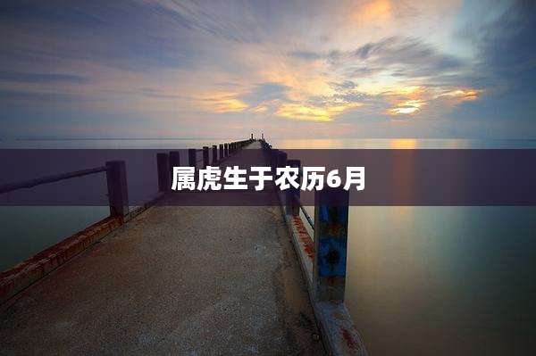 属虎生于农历6月