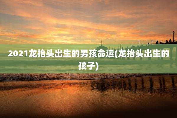 2021龙抬头出生的男孩命运(龙抬头出生的孩子)