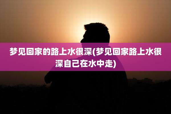梦见回家的路上水很深(梦见回家路上水很深自己在水中走)