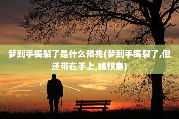 梦到手镯裂了是什么预兆(梦到手镯裂了,但还带在手上,啥预意)