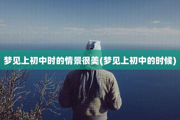 梦见上初中时的情景很美(梦见上初中的时候)