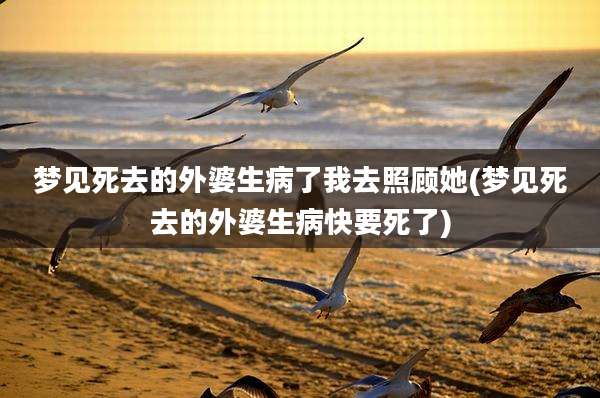 梦见死去的外婆生病了我去照顾她(梦见死去的外婆生病快要死了)