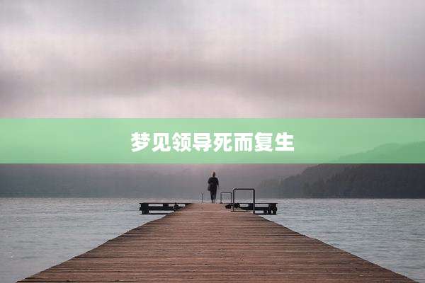 梦见领导死而复生