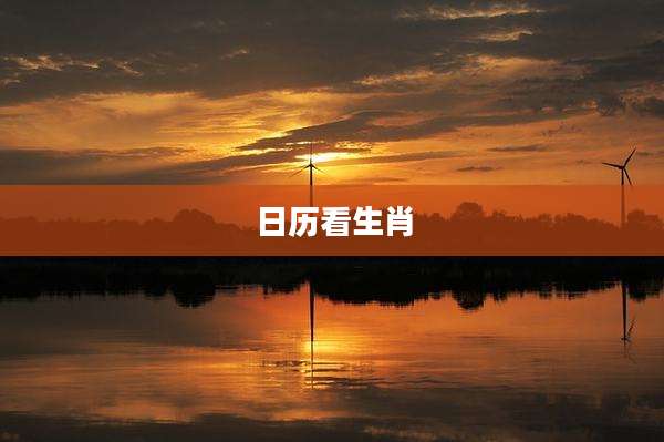 日历看生肖