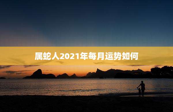 属蛇人2021年每月运势如何