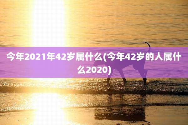 今年2021年42岁属什么(今年42岁的人属什么2020)
