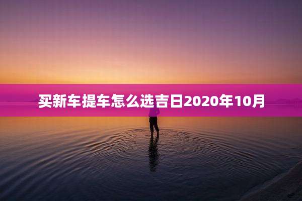 买新车提车怎么选吉日2020年10月