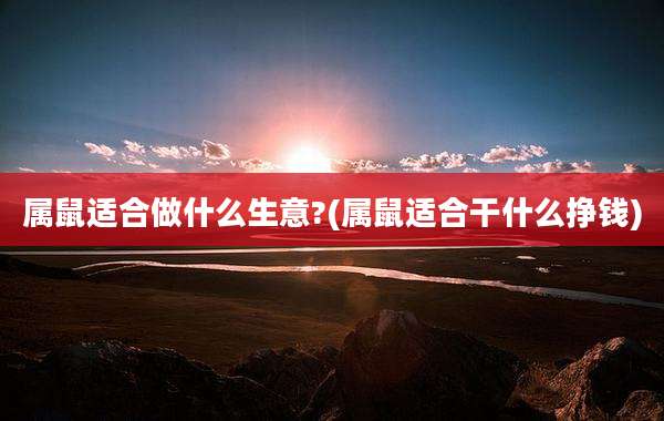 属鼠适合做什么生意?(属鼠适合干什么挣钱)