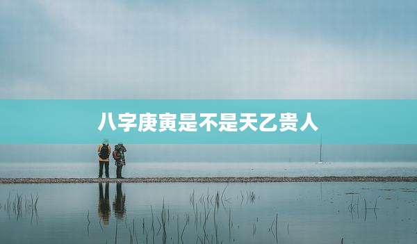 八字庚寅是不是天乙贵人