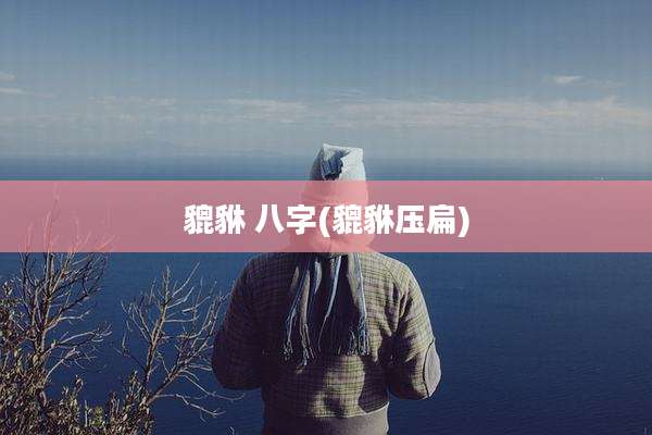 貔貅 八字(貔貅压扁)