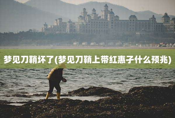 梦见刀鞘坏了(梦见刀鞘上带红惠孑什么预兆)