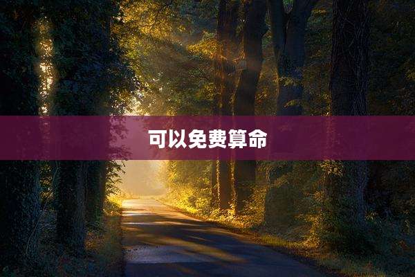 可以免费算命