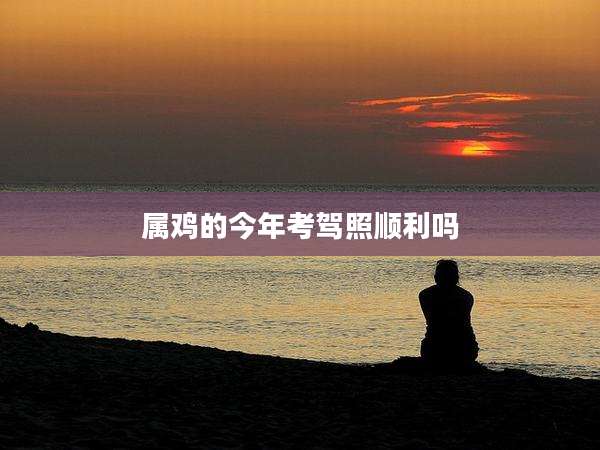 属鸡的今年考驾照顺利吗