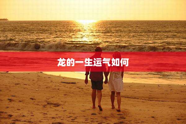 龙的一生运气如何