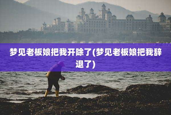 梦见老板娘把我开除了(梦见老板娘把我辞退了)