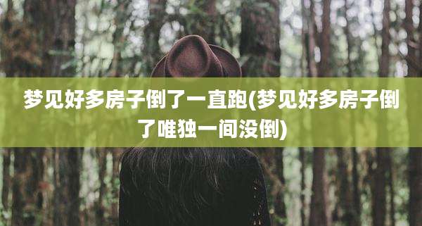 梦见好多房子倒了一直跑(梦见好多房子倒了唯独一间没倒)