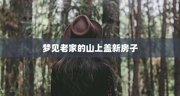梦见老家的山上盖新房子