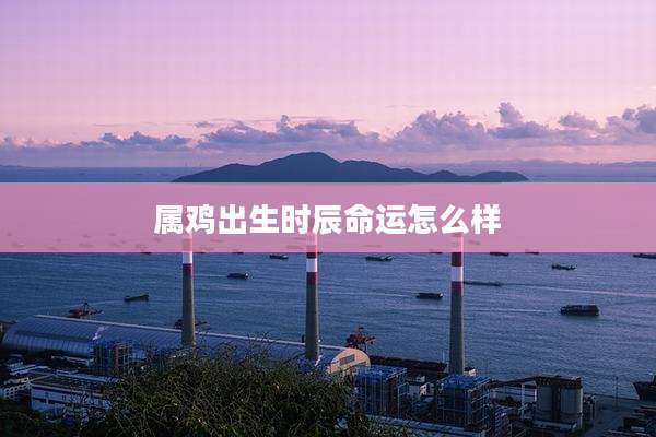 属鸡出生时辰命运怎么样